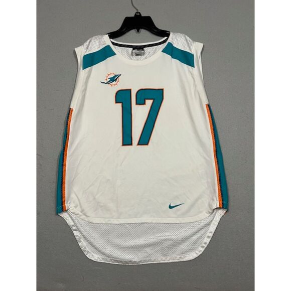 Nike NFL Miami Dolphins Sleeveless Jersey 17 Tannehill Large - Picture 1 of 4